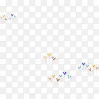 手绘彩色爱心气球-空若网 手绘彩色爱心气球-空若网