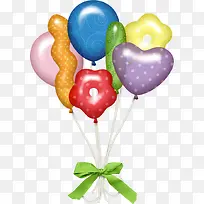 长线爱心花朵气球-空若网 长线爱心花朵气球-空若网