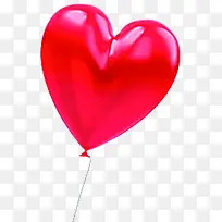 红色卡通爱心气球-空若网 红色卡通爱心气球-空若网