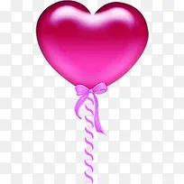 粉红色爱心气球七夕-空若网 粉红色爱心气球七夕-空若网