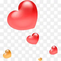 卡通海报效果爱心气球-空若网 卡通海报效果爱心气球-空若网