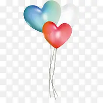 爱心彩色气球-空若网 爱心彩色气球-空若网