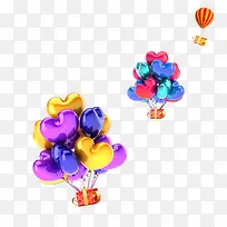 爱心热汽球-空若网 爱心热汽球-空若网