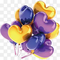 高清摄影手绘多彩爱心气球-空若网 高清摄影手绘多彩爱心气球-空若网