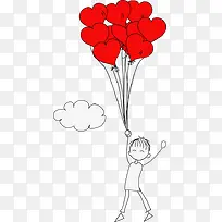 爱心气球-空若网 爱心气球-空若网