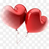 红色卡通手绘爱心气球-空若网 红色卡通手绘爱心气球-空若网