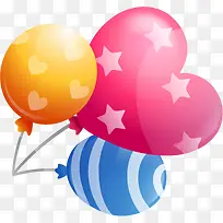 春天清新爱心气球-空若网 春天清新爱心气球-空若网