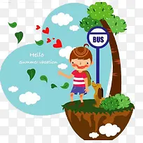 可爱的儿童插画-空若网 可爱的儿童插画-空若网