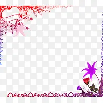 浪漫 简约线条边框-空若网 浪漫 简约线条边框-空若网