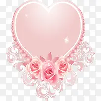 粉色温馨甜美玫瑰爱心-空若网 粉色温馨甜美玫瑰爱心-空若网