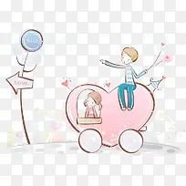 粉色爱情元素-空若网 粉色爱情元素-空若网