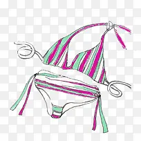 手绘游泳衣-空若网 手绘游泳衣-空若网