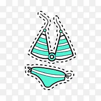 手绘游泳衣-空若网 手绘游泳衣-空若网