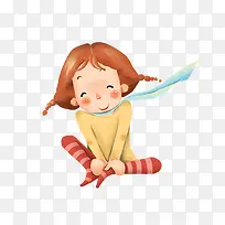 卡通小女孩-空若网 卡通小女孩-空若网