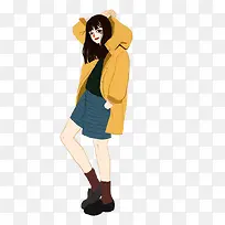 时尚手绘人物-空若网 时尚手绘人物-空若网