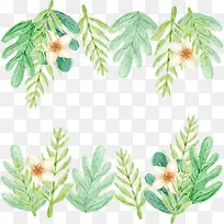 СÇåÐÂÊÖ»æË®²ÊÊ÷Ò¶»¨¶ä×°Êοò-¿ÕÈôÍø СÇåÐÂÊÖ»æË®²ÊÊ÷Ò¶»¨¶ä×°Êοò-¿ÕÈôÍø