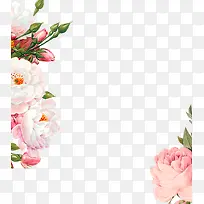 手绘小清新花朵边框-空若网 手绘小清新花朵边框-空若网