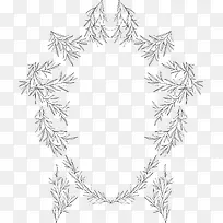 小清新树叶边框-空若网 小清新树叶边框-空若网