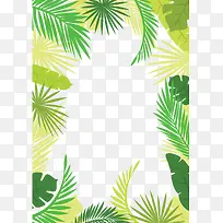 矢量树叶边框-空若网 矢量树叶边框-空若网