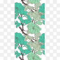 矢量清新手绘树枝素材-空若网 矢量清新手绘树枝素材-空若网