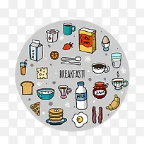 圆中的食物-空若网 圆中的食物-空若网