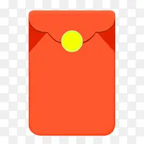 橙色简约红包装饰图案-空若网 橙色简约红包装饰图案-空若网