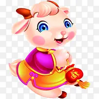 手绘可爱红包小羊-空若网 手绘可爱红包小羊-空若网