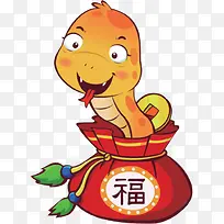 手绘可爱红包小蛇-空若网 手绘可爱红包小蛇-空若网