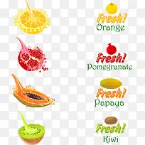 矢量新鲜水果-空若网 矢量新鲜水果-空若网