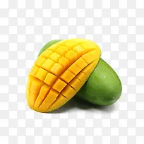 青芒新鲜水果切开-空若网 青芒新鲜水果切开-空若网