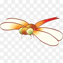 手绘蜻蜓-空若网 手绘蜻蜓-空若网