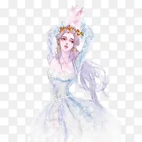 手绘女人-空若网 手绘女人-空若网