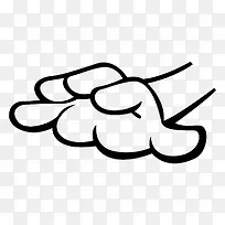 手绘手势-空若网 手绘手势-空若网