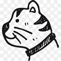 手绘猫头-空若网 手绘猫头-空若网