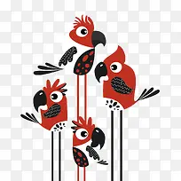 矢量手绘鸟-空若网 矢量手绘鸟-空若网