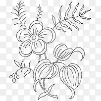 手绘植物-空若网 手绘植物-空若网