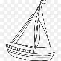 手绘小船-空若网 手绘小船-空若网