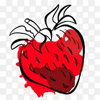 手绘草莓-空若网 手绘草莓-空若网