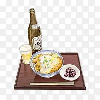 啤酒食物手绘-空若网 啤酒食物手绘-空若网