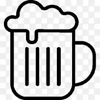啤酒杯子图标-空若网 啤酒杯子图标-空若网