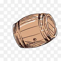 手绘酒桶-空若网 手绘酒桶-空若网