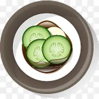 美食扁平化图标素材-空若网 美食扁平化图标素材-空若网