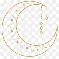 手绘卡通月亮图案-空若网 手绘卡通月亮图案-空若网