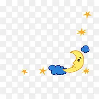 可爱卡通月亮-空若网 可爱卡通月亮-空若网