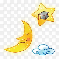 卡通月亮素材-空若网 卡通月亮素材-空若网