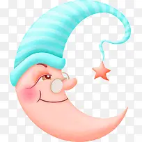 卡通可爱月亮船-空若网 卡通可爱月亮船-空若网