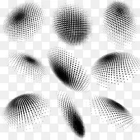 黑色漂浮渐变点-空若网 黑色漂浮渐变点-空若网