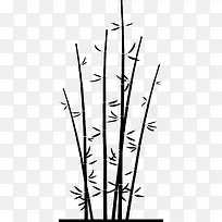 卡通手绘竹子-空若网 卡通手绘竹子-空若网