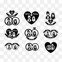 卡通爱心-空若网 卡通爱心-空若网