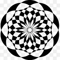 黑白装饰图案-空若网 黑白装饰图案-空若网